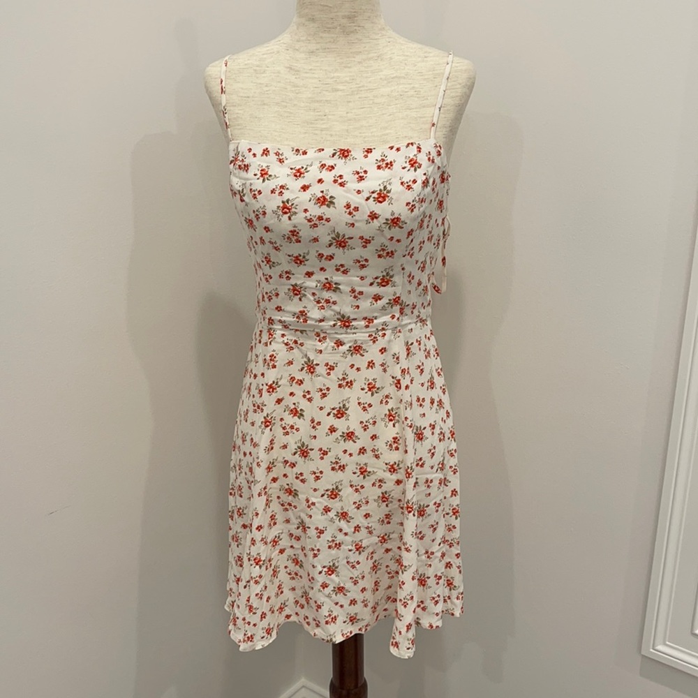 Reformation Bisque Floral dress -size 4